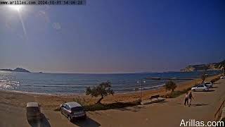 20241031 Arillas Corfu Live Webcam [upl. by Bernita]