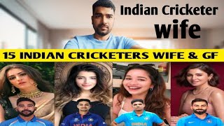 Indian Cricketer wife 2024  Indian Cricketer  Reaction [upl. by Anai]