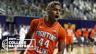 No 4 Illinois dominates No 2 Michigan HIGHLIGHTS  ESPN College Basketball [upl. by Seugram]