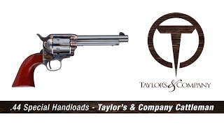 Handloading the 44 Special in a Taylors amp Company Cattleman Revolver [upl. by Atiuqrahs]