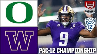 Pac12 Championship Game Oregon Ducks vs Washington Huskies  Full Game Highlights [upl. by Auqenahs]