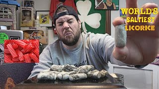 Worlds Saltiest Licorice Challenge From Sweden  Gift From HOFFA KAOS to LA BEAST [upl. by Shaylynn800]