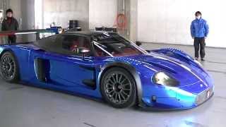 MASERATI MC12 CORSA PORSCHE 997 CUP CAR BLUE CHROME FUJI SPEED WAY OFFICEK TOKYO [upl. by Diahann997]