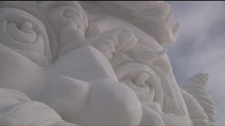 Snow Sculptures Take Over Breckenridge [upl. by Kelsy]