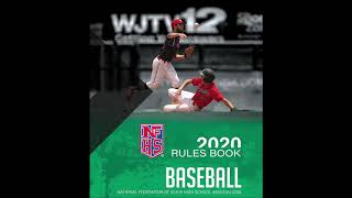 2020 NFHS Baseball Rule Book and Case Book Rule 3 [upl. by Arnst121]