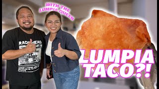 Lumpia Taco With The Lumpia Queen  Chef Marky [upl. by Inattirb]