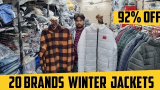 Biggest Jackets Warehouse  20 Brands Winter Jackets  RetailBulk [upl. by Asiole633]