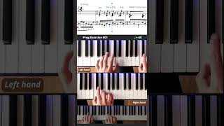 Left Hand Focus Piano Workout 60 bpm 58 68 pianoexercise progressiverock pianoplayer [upl. by Libbie75]