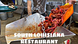 BEHIND THE SCENES LOUISIANA SEAFOOD RESTAURANT [upl. by Anivlac]