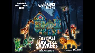 Une 4ème édition Lumières Sauvages exceptionnelle pour les 50 ans du parc animalier [upl. by Aenel]