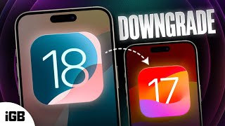 How To Downgrade iOS 18 to iOS 17 100 Working Method ⤵ 📱 ⤵ [upl. by Doss]