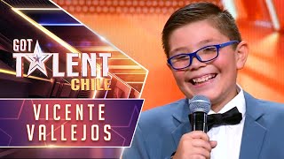 Vicente Vallejos  Cantante  Audiciones  Got Talent Chile 2024 [upl. by Nutsud]