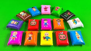 Mixing Rainbow CLAY with Pinkfong in CLAY Piping Bags Coloring ASMR [upl. by Giguere]