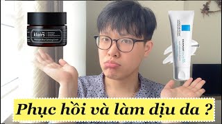 Review Kem dưỡng KLAIRS MIDNIGHT BLUE CALMING CREAM  Tốt hơn La Roche Posay Cicaplast B5  Cơm [upl. by Kean359]