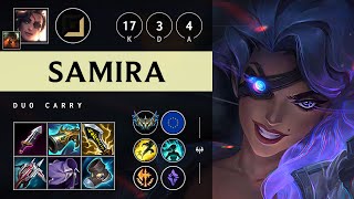 Samira ADC vs Ezreal Triple Kill Legendary  EUW Challenger Patch 1421 [upl. by Henderson575]