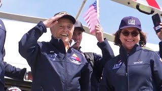 American WWII Veterans in France for DDay 80th Anniversary [upl. by Sillert]