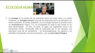 ECOLOGIA HUMANA [upl. by Trude406]