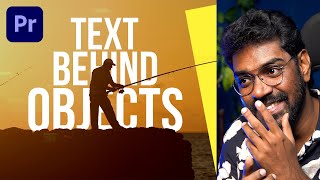 എളുപ്പം ചെയ്യാംHow to Place Text Behind the Moving Subject  Premiere Pro Malayalam Tutorial [upl. by Tima]