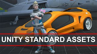 How to download Standard Assets Unity in 2023 and fixing UI errors [upl. by Woodrow]