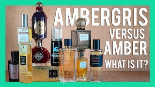 WHAT IS AMBERGRIS AMBER VS AMBERGRIS AMBERGRIS PERFUME REVIEWS [upl. by Ramma]