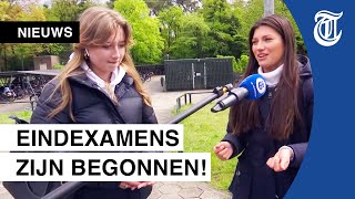 Eindexamens van start ‘Ik moest alles opnieuw doen’ [upl. by Brendan965]