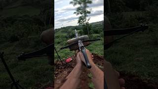 Crossbow vs Bottles testing tester shorts [upl. by Yahsed]