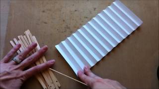 Handmade Paper Fan  Tutorial [upl. by Berk]