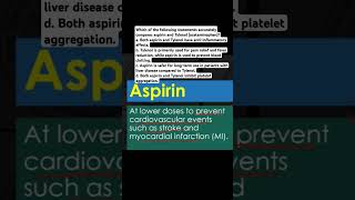 Comparison between aspirin and Tylenol acetaminophen [upl. by Norvol]