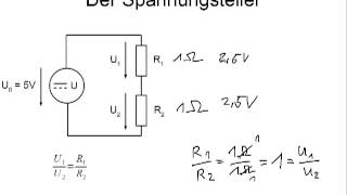 Elektrotechnik verständlich  Der Spannungsteiler [upl. by Eillim]