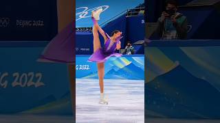 Kamila Valieva at the Olympics💔figureskating iceskating olympics sports shorts [upl. by Aeht921]