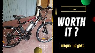 Insights about the ANCHEER 500W 26quot Electric Bike [upl. by Nodnnarb897]