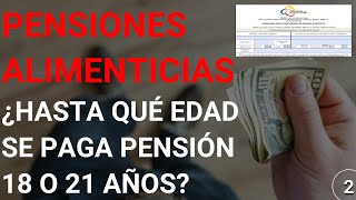 ✅ Pensiones Alimenticias 2024 en Ecuador ¿Hasta qué edad se paga Pensión de Alimentos ✔️ [upl. by Klenk]