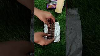 Dairy milk silk ganache 🍫 shortsyoutube chocolate dairymilksilk chocolatebrand shortsfeed [upl. by Broome]