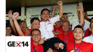 GE14 Sarawak DAP chairman wins Stampin seat [upl. by Oriole]