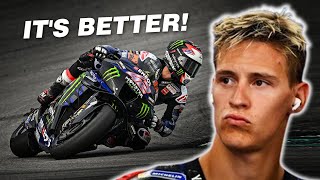 Yamaha YZRM1 Motorcycle Shows Improvement  MotoGP 2024 [upl. by Trilly]