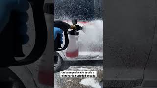 El prelavado con espuma activa es clave a la hora de los servicios carwash y detailing [upl. by Eckardt965]