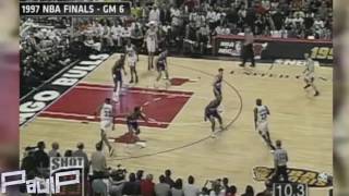 Kerr hits gamewinner to clinch Bulls 97 NBA title [upl. by Kimble]