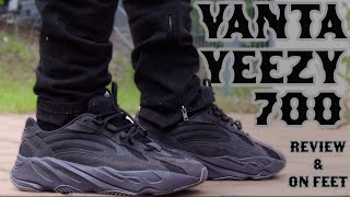 Adidas YEEZY Boost 700 V2 VANTA REVIEW  ON FEET [upl. by Anaiq585]