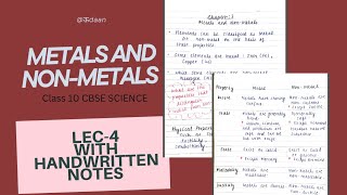 METALS AND NON METALS  CLASS 10  CBSE  SCIENCE  PART 1  NCERT LINE BY LINE EXPLAINATION [upl. by Eiddam]