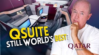 Is QATARS QSUITE still the BEST BUSINESS CLASS [upl. by Enorel802]