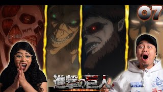 ARMINS NUKE ATTACK EREN IS A COMPLETE SAVAGE Attack on Titan Season 4 Episode 7 Reaction [upl. by Niwrud823]