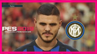 PES 2019  INTER MILAN NEW FACES iCardi Pereśic amp More [upl. by Mizuki]