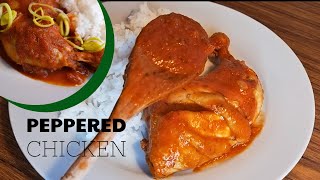 South African Peppered Chicken  AFRICAN CUISINE [upl. by Suehtomit]