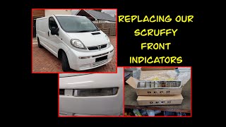 Replacing early Vivaro front indicators amp bulbs [upl. by Noleta]