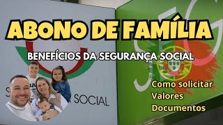 RECEBEMOS ABONO DE FAMÍLIA  APRENDA ALARGAR A LICENÇA PARENTAL  SEGURANÇA SOCIAL PORTUGAL [upl. by Arik]