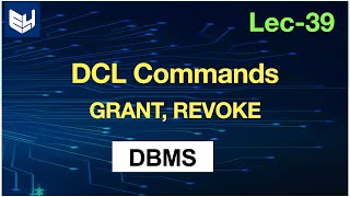 dcl commands in sql with examples  GRANT REVOKE [upl. by Pool]