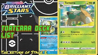 Torterra Brilliant Stars Deck Lists prelaunch [upl. by Eneloj274]