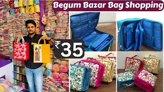 begumbazarshopping wholesale return gift bags shop in hyderabad  jute hand bags [upl. by Kezer]