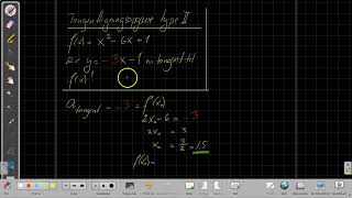 Tangentligningsopgave type II [upl. by Volny]