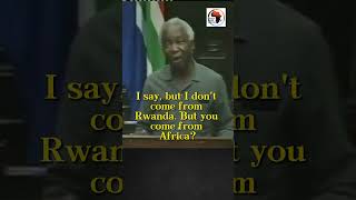 White Peoples Ignorance About Africa Former President of Tanzania Mwalimu Julius Nyerere [upl. by Kerad]